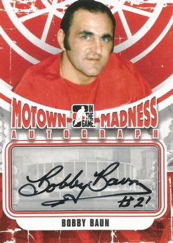 2012-13 In The Game Motown Madness - Autographs #A-BB Bobby Baun Front