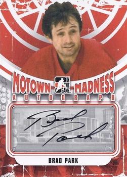 2012-13 In The Game Motown Madness - Autographs #A-BP Brad Park Front