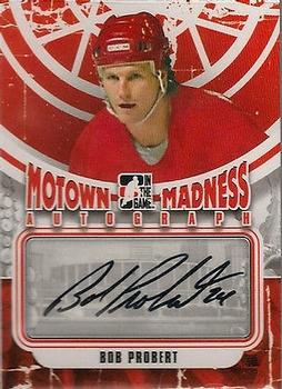 2012-13 In The Game Motown Madness - Autographs #A-BPR Bob Probert Front