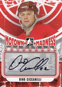 2012-13 In The Game Motown Madness - Autographs #A-DC Dino Ciccarelli Front