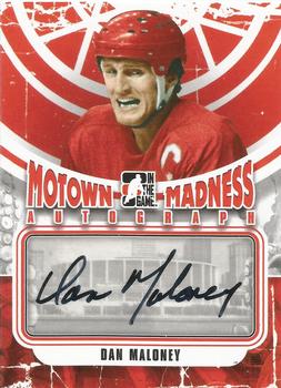 2012-13 In The Game Motown Madness - Autographs #A-DMA Dan Maloney Front