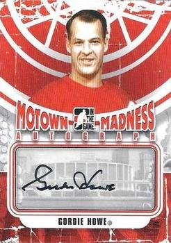 2012-13 In The Game Motown Madness - Autographs #A-GHO Gordie Howe Front