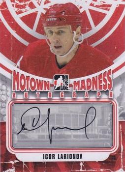 2012-13 In The Game Motown Madness - Autographs #A-IL Igor Larionov Front