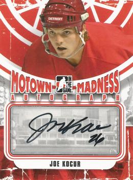 2012-13 In The Game Motown Madness - Autographs #A-JK Joey Kocur Front