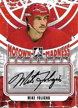 2012-13 In The Game Motown Madness - Autographs #A-MF Mike Foligno Front