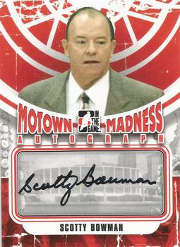 2012-13 In The Game Motown Madness - Autographs #A-SB Scotty Bowman Front