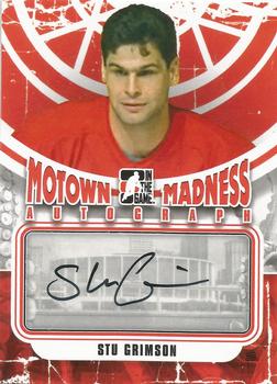 2012-13 In The Game Motown Madness - Autographs #A-SG Stu Grimson Front