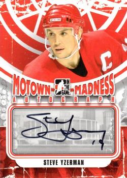 2012-13 In The Game Motown Madness - Autographs #A-SY Steve Yzerman Front