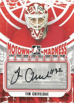 2012-13 In The Game Motown Madness - Autographs #A-TC Tim Cheveldae Front