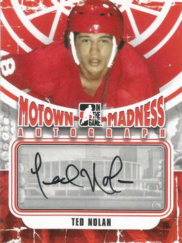 2012-13 In The Game Motown Madness - Autographs #A-TN Ted Nolan Front