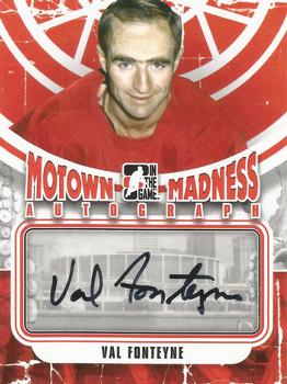 2012-13 In The Game Motown Madness - Autographs #A-VF Val Fonteyne Front