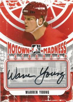 2012-13 In The Game Motown Madness - Autographs #A-WY Warren Young Front