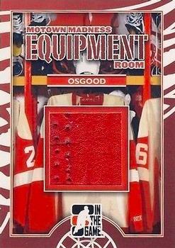 2012-13 In The Game Motown Madness - Equipment Room Memorabilia #ER-02 Chris Osgood Front