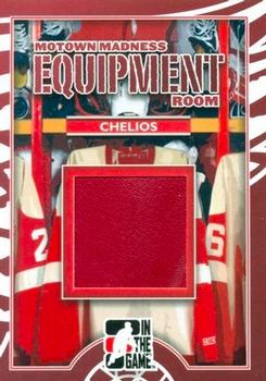 2012-13 In The Game Motown Madness - Equipment Room Memorabilia #ER-06 Chris Chelios Front