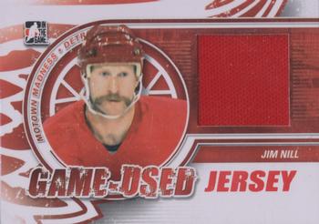 2012-13 In The Game Motown Madness - Game Used Jersey Red #M-08 Jim Nill Front