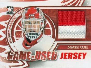 2012-13 In The Game Motown Madness - Game Used Jersey Red #M-10 Dominik Hasek Front