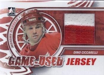 2012-13 In The Game Motown Madness - Game Used Jersey Red #M-16 Dino Ciccarelli Front