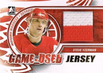 2012-13 In The Game Motown Madness - Game Used Jersey Gold #M-01 Steve Yzerman Front