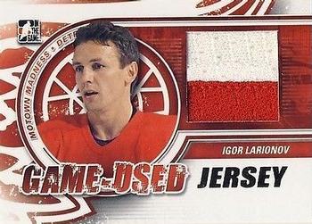 2012-13 In The Game Motown Madness - Game Used Jersey Gold #M-19 Igor Larionov Front