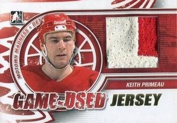 2012-13 In The Game Motown Madness - Game Used Jersey Gold #M-23 Keith Primeau Front