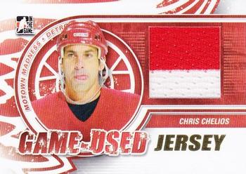 2012-13 In The Game Motown Madness - Game Used Jersey Gold #M-27 Chris Chelios Front