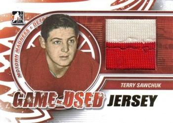 2012-13 In The Game Motown Madness - Game Used Jersey Gold #M-41 Terry Sawchuk Front