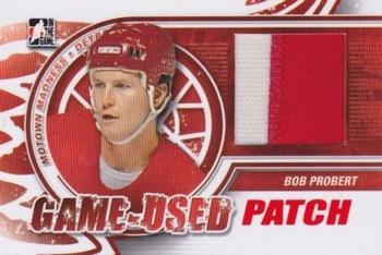 2012-13 In The Game Motown Madness - Game Used Patch Red #M-05 Bob Probert Front