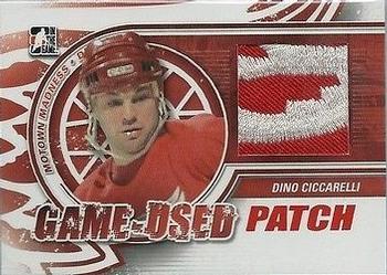 2012-13 In The Game Motown Madness - Game Used Patch Red #M-16 Dino Ciccarelli Front