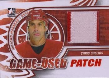 2012-13 In The Game Motown Madness - Game Used Patch Red #M-27 Chris Chelios Front