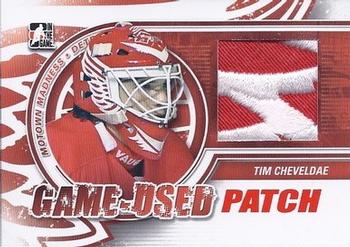 2012-13 In The Game Motown Madness - Game Used Patch Red #M-35 Tim Cheveldae Front