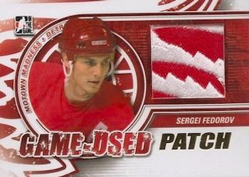 2012-13 In The Game Motown Madness - Game Used Patch Gold #M-02 Sergei Fedorov Front
