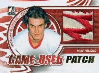 2012-13 In The Game Motown Madness - Game Used Patch Gold #M-04 Mike Foligno Front
