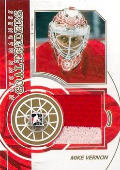 2012-13 In The Game Motown Madness - Goaltenders Memorabilia Gold #G-05 Mike Vernon Front