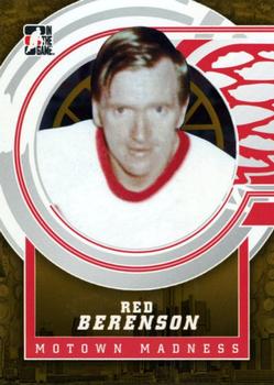2012-13 In The Game Motown Madness - Gold #9 Red Berenson Front