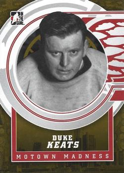 2012-13 In The Game Motown Madness - Gold #73 Duke Keats Front