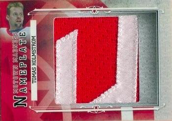 2012-13 In The Game Motown Madness - Nameplate #NP-183 Tomas Holmstrom Front