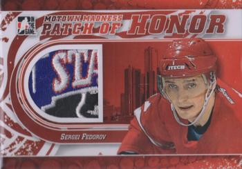 2012-13 In The Game Motown Madness - Patch of Honor #PH-01 Sergei Fedorov Front