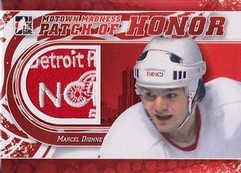 2012-13 In The Game Motown Madness - Patch of Honor #PH-20 Marcel Dionne Front