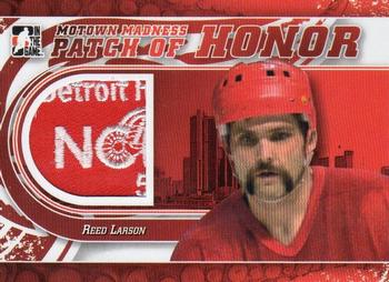 2012-13 In The Game Motown Madness - Patch of Honor #PH-24 Reed Larson Front