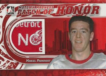 2012-13 In The Game Motown Madness - Patch of Honor #PH-26 Marcel Pronovost Front