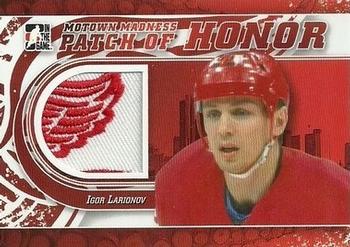 2012-13 In The Game Motown Madness - Patch of Honor #PH-31 Igor Larionov Front