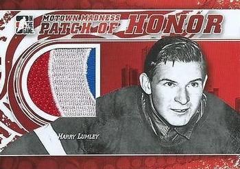 2012-13 In The Game Motown Madness - Patch of Honor #PH-38 Harry Lumley Front