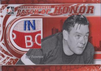 2012-13 In The Game Motown Madness - Patch of Honor #PH-40 Tiny Thompson Front