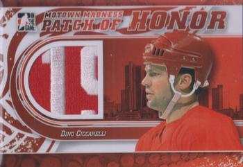 2012-13 In The Game Motown Madness - Patch of Honor #PH-42 Dino Ciccarelli Front