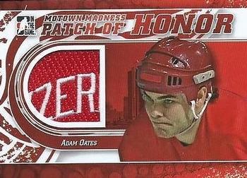 2012-13 In The Game Motown Madness - Patch of Honor #PH-43 Adam Oates Front