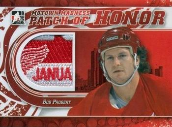 2012-13 In The Game Motown Madness - Patch of Honor #PH-45 Bob Probert Front
