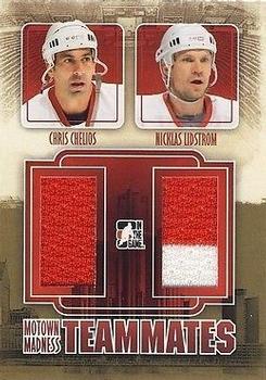 2012-13 In The Game Motown Madness - Teammates Jerseys #TM-07 Chris Chelios / Nicklas Lidstrom Front
