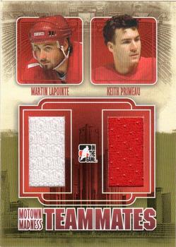 2012-13 In The Game Motown Madness - Teammates Jerseys #TM-08 Martin Lapointe / Keith Primeau Front