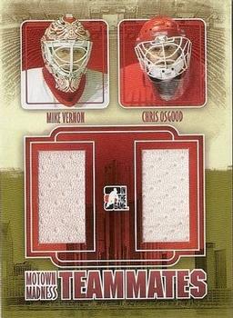 2012-13 In The Game Motown Madness - Teammates Jerseys #TM-09 Mike Vernon / Chris Osgood Front