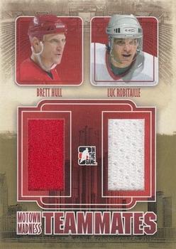 2012-13 In The Game Motown Madness - Teammates Jerseys #TM-12 Brett Hull / Luc Robitaille Front